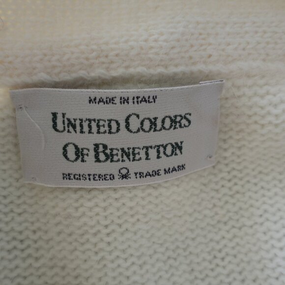 'UNITED COLORS OF BENETTON' Mock Turtle LS Sweater Size - Picture 14 of 16